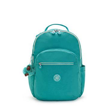 Kipling Seoul Large 15" Backpack Laptop Veske Mint | NO 1562CT